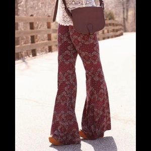 LA Hearts Boho Print  Flare Pants M
